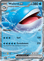 Wailord-ex 016/120 Pokémon Nuit Noire (ME05)