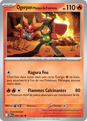 Ogerpon Masque du Fourneau 044/244 Pokémon Rivalités Destinées (EV10)