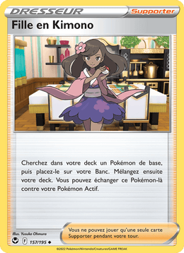 Fille en Kimono 157/215 Pokémon Tempête Argentée (SIT)