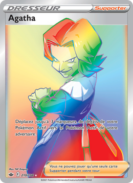 Agatha 210/233 — Pokémon Règne de Glace (CRE)