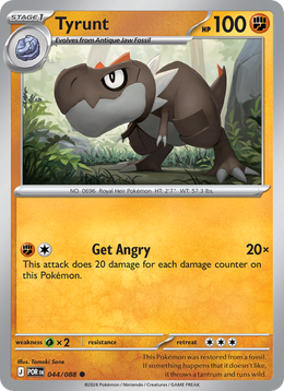 Ptyranidur 44/88 — Pokémon Équilibre Parfait (ME03)