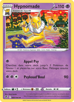 Hypnomade 061/215 Pokémon Tempête Argentée (SIT)