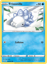 Frissonille 63/216 Pokémon Épée et Bouclier