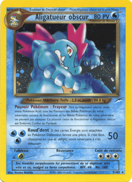Aligatueur obscur 5/113 Pokémon Neo Destiny (N4)