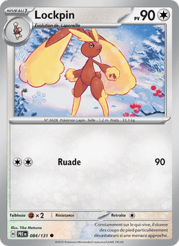 Lockpin 084/180 Pokémon Évolutions Prismatiques (EV8.5)