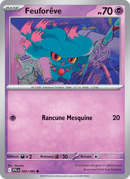 Feuforêve 035/130 Pokémon Flammes Fantasmagoriques (ME02)