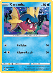 Carvanha 35/237 Pokémon Évolution Céleste (EVS)