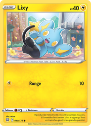 Lixy 049/216 Pokémon Stars Étincelantes