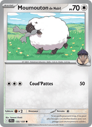 Moumouton de Nabil 135/190 Pokémon Aventures Ensemble (EV09)
