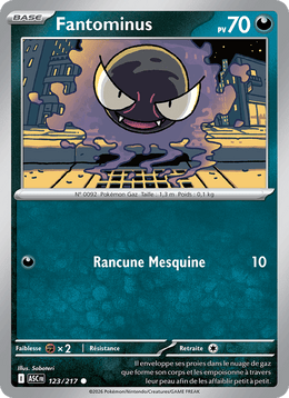 Fantominus 123/295 Pokémon Héros Transcendants (ME2.5)