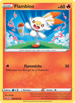 Flambino 30/216 Pokémon Épée et Bouclier