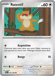 Ratentif 072/173 Pokémon Flamme Blanche (WHT)