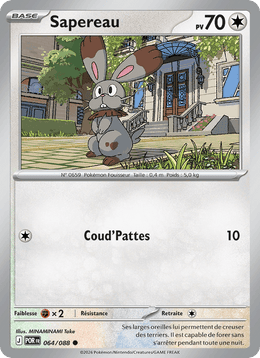 Sapereau 064/124 Pokémon Équilibre Parfait (ME03)