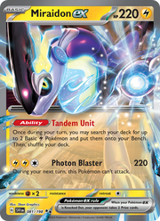 Miraidon-ex 081/258 — Pokémon Écarlate et Violet (EV01)