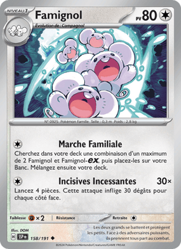 Famignol 158/252 Pokémon Étincelles Déferlantes (EV08)