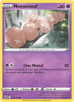 Noeunoeuf 057/160 Pokémon Zénith Suprême (CRZ)