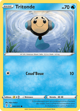 Tritonde 42/237 Pokémon Évolution Céleste (EVS)